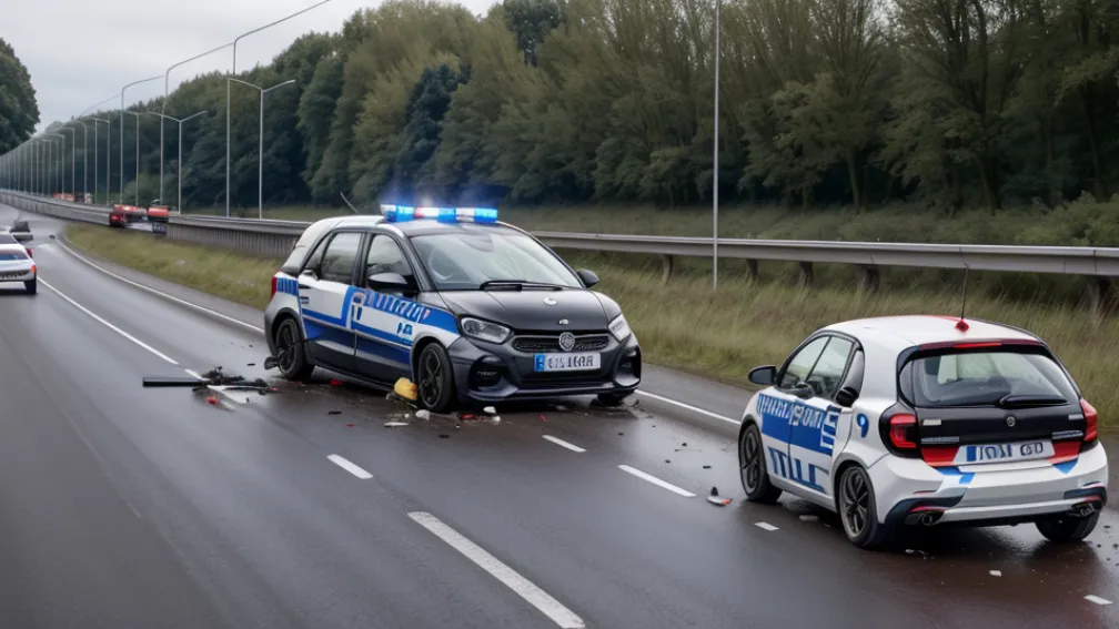 У Німеччині поліцейська гонитва на автобані: водій без прав влаштував ДТП та їхав "проти шерсті"