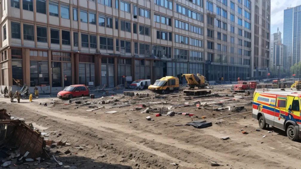 У Німеччині троє будівельників загинули внаслідок падіння люльки в місті Хорб