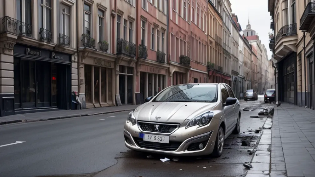 Вибух у Німеччині: Пошкоджено припаркований автомобіль Peugeot у Пфорцгаймі