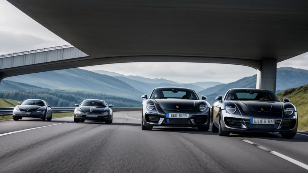 На німецькій трасі A81 поліція зупинила водіїв Porsche з Мексики за небезпечну їзду