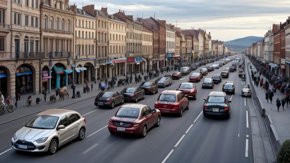 У Німеччині п'ять коней втекли та паралізували рух у місті Ротвайль