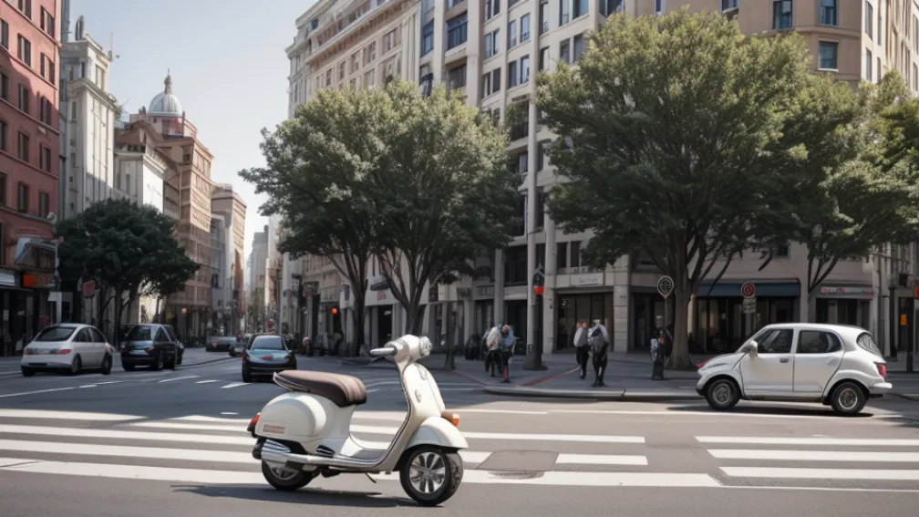 У Франкфурті водій скутера Vespa атакував автомобіліста перцевим пістолетом