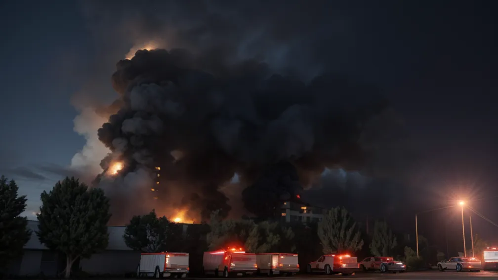 У німецькому Швабаху затримали жінку за підозрою у підпалі нежитлового будинку
