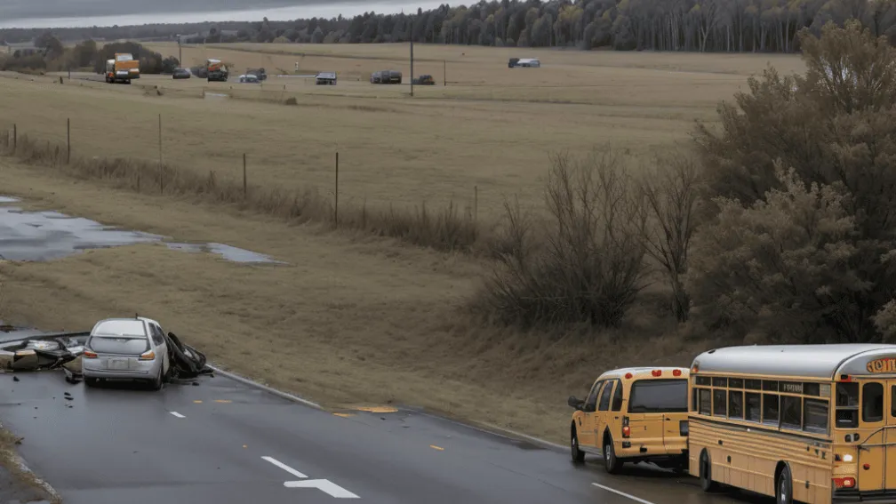 У Німеччині шкільний автобус потрапив у ДТП: травмовано 14 дітей