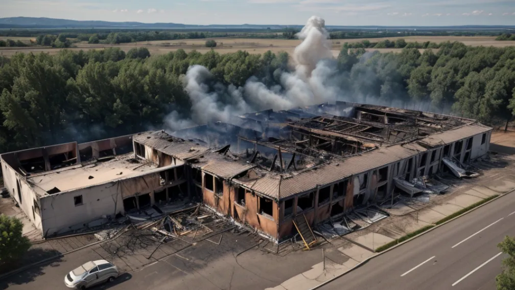 У Німеччині масштабна пожежа знищила притулок для біженців: поліція назвала причину