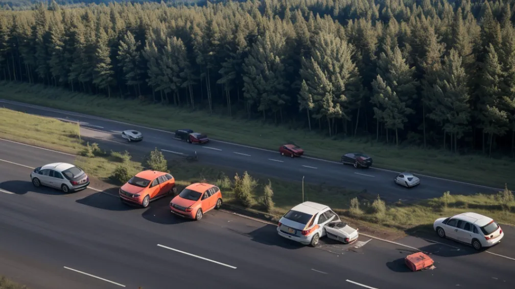 Важка ДТП в Ерфурті: Audi збив мотоцикліста після з'їзду з траси A4