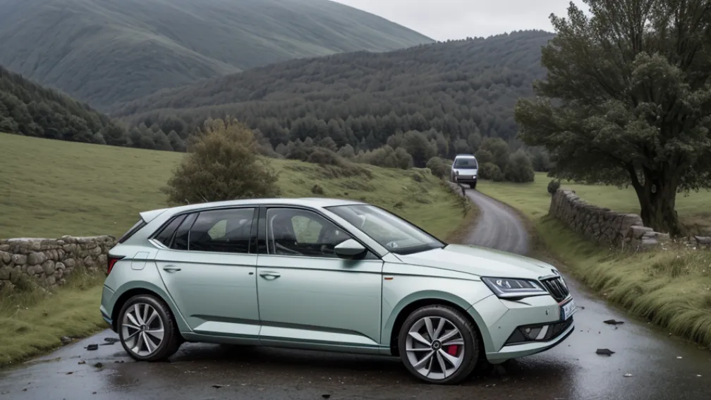 У Німеччині п'яний водій на Skoda врізався в стіну: авто зазнало тотальних пошкоджень