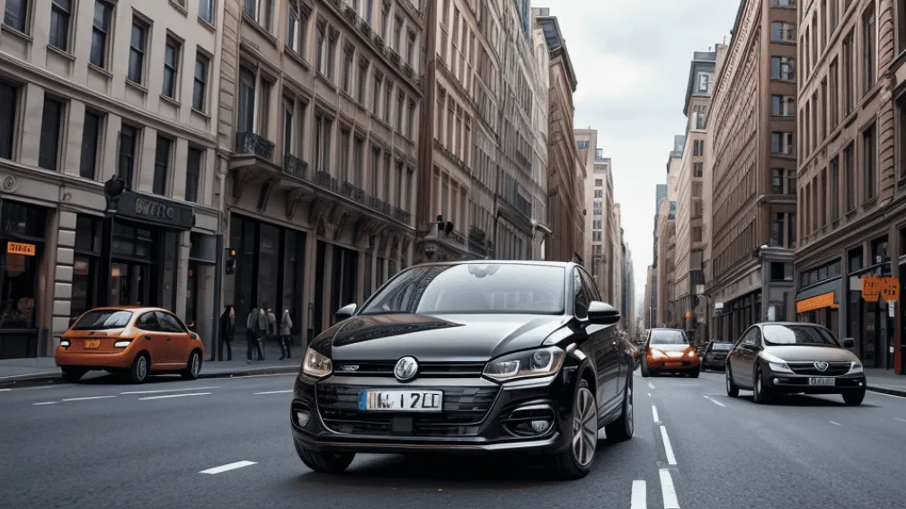 У німецькому Гамбурзі водій-лихач на VW Fox ледь не збив дітей