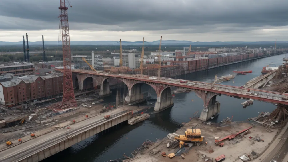 Трагедія на будівництві мосту в Німеччині: обірвалася гондола з трьома робітниками