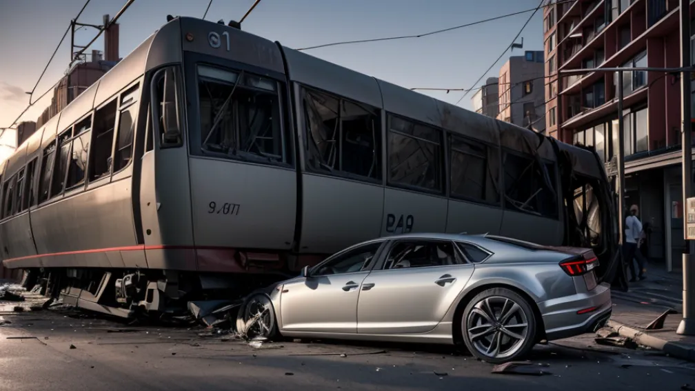 Серйозна ДТП у Дортмунді: автомобіль Audi врізався у трамвай, є постраждалі