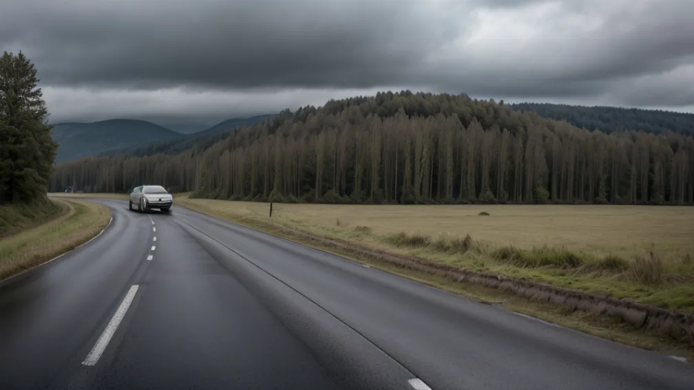 Автомобіль Opel злетів у кювет у Німеччині: водій не постраждав