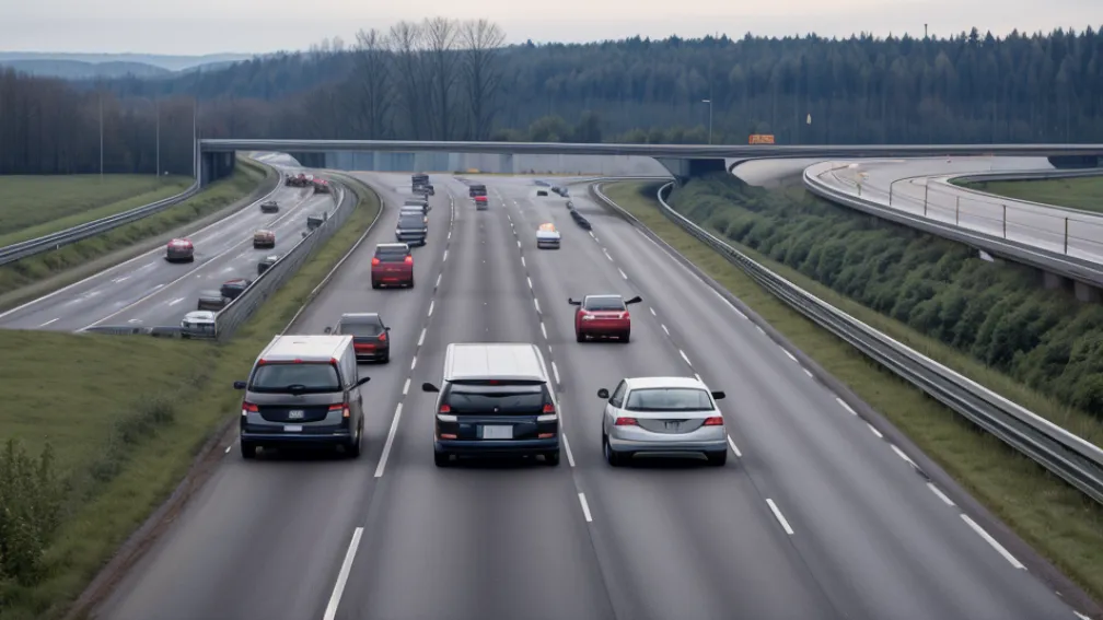 На німецькій автотрасі A6 фура спричинила ДТП та втекла з місця пригоди