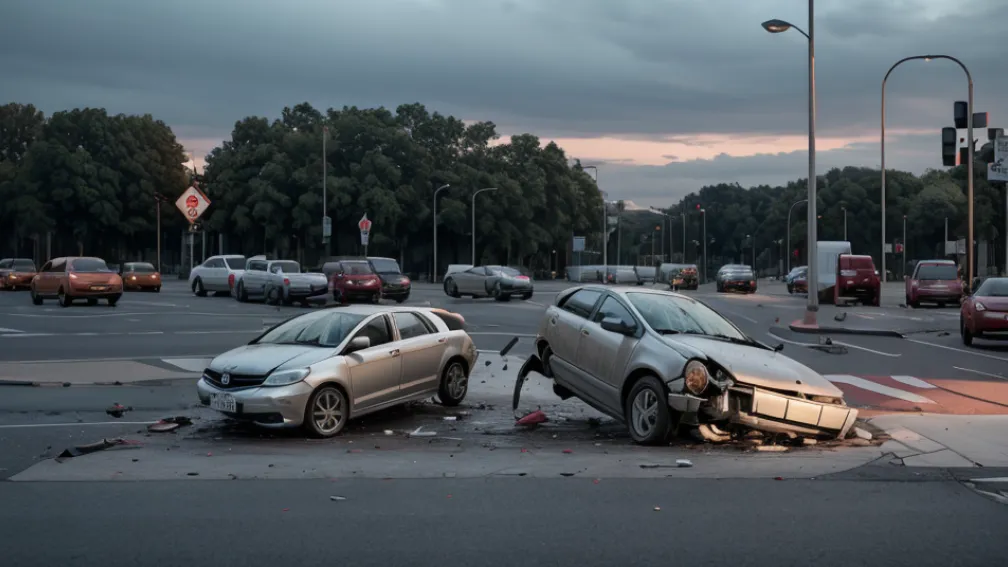 У Дюссельдорфі серйозна ДТП: Opel збив велосипедиста на круговому русі