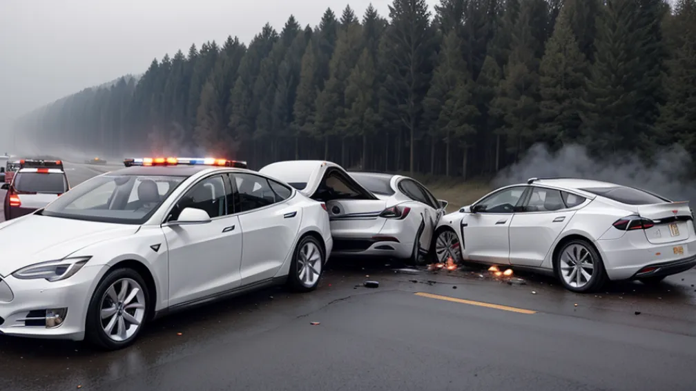 Смертельна ДТП у Німеччині: Tesla врізалася під вантажівку на трасі A1, водій загинув