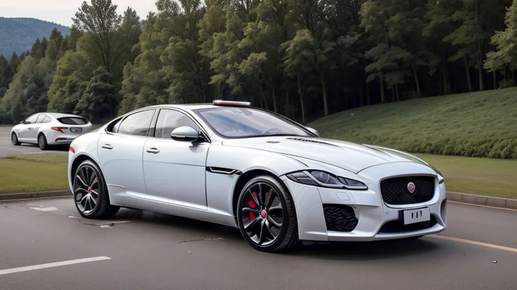 У Німеччині невідомий пошкодив Jaguar на парковці готелю та втік