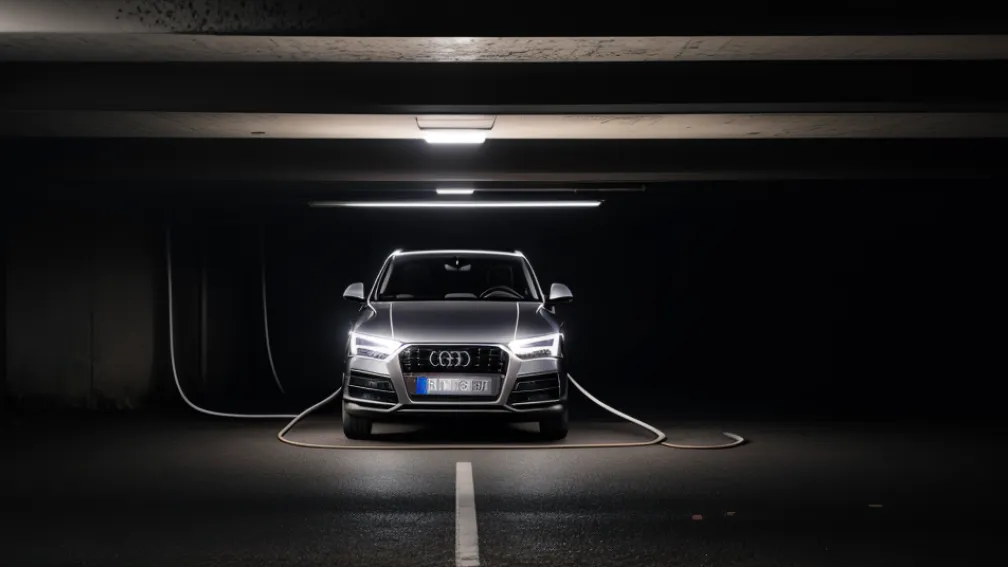 У Штутгарті згорів електромобіль Audi Q4: пожежа у підземному паркінгу спричинила евакуацію будівель