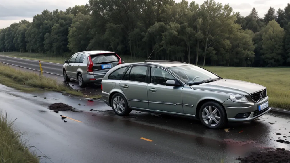 ДТП у Веймарі: Водійка Volvo заснула за кермом і злетіла у кювет