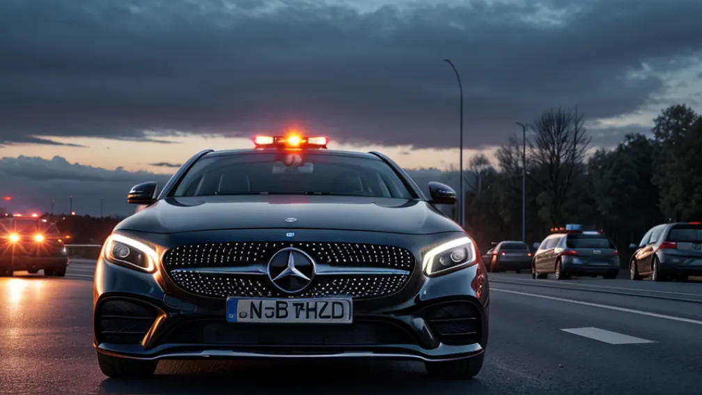 У Німеччині поліція зупинила п'яного водія Mercedes: 1,7 проміле алкоголю