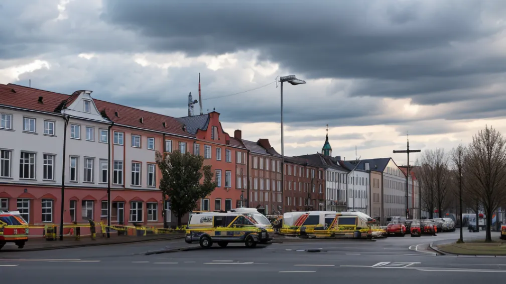 Драма в Німеччині: Чоловік утік на будівельні риштування після вбивства дружини в будинку для літніх людей