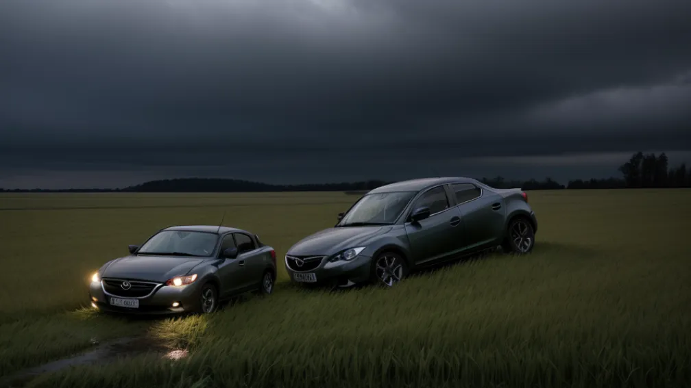 У Німеччині п'яна водійка перекинулася на Mazda: двоє жінок постраждали
