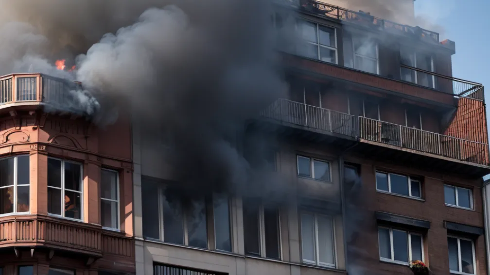 У німецькому Кобленці врятували людину із задимленої квартири