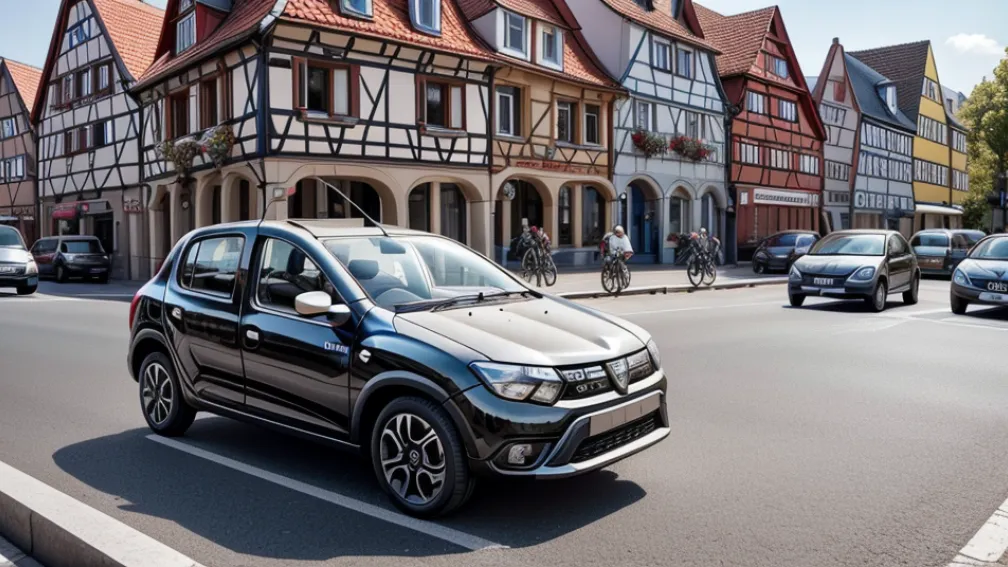 У Німеччині велосипедистка дивом уникла ДТП з Dacia в Євері