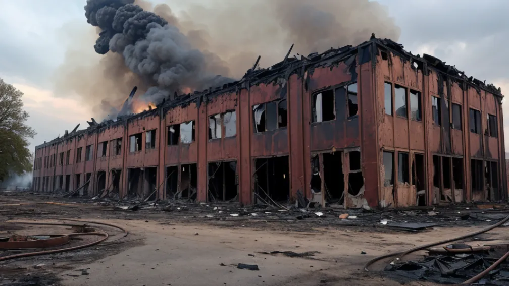 Пожежа на колишній скотобійні в Ерфурті: поліція Німеччини розслідує підпал