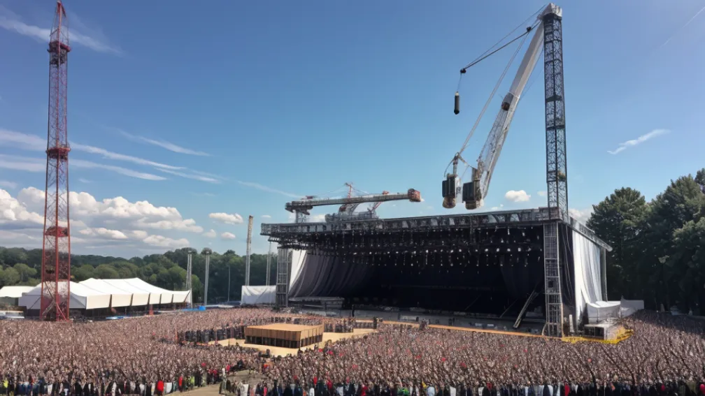 Rock am Ring 2025: Розпочалося будівництво гігантської сцени на Нюрбургрингу