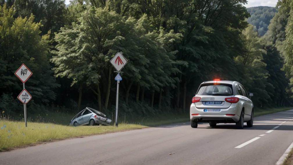 У Німеччині п'яний пасажир побив водійку-колегу, викрав авто та розбився
