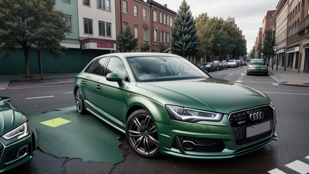 У німецькому Крефельді на авто Audi впала пляшка з водою, є пошкодження: поліція шукає свідків