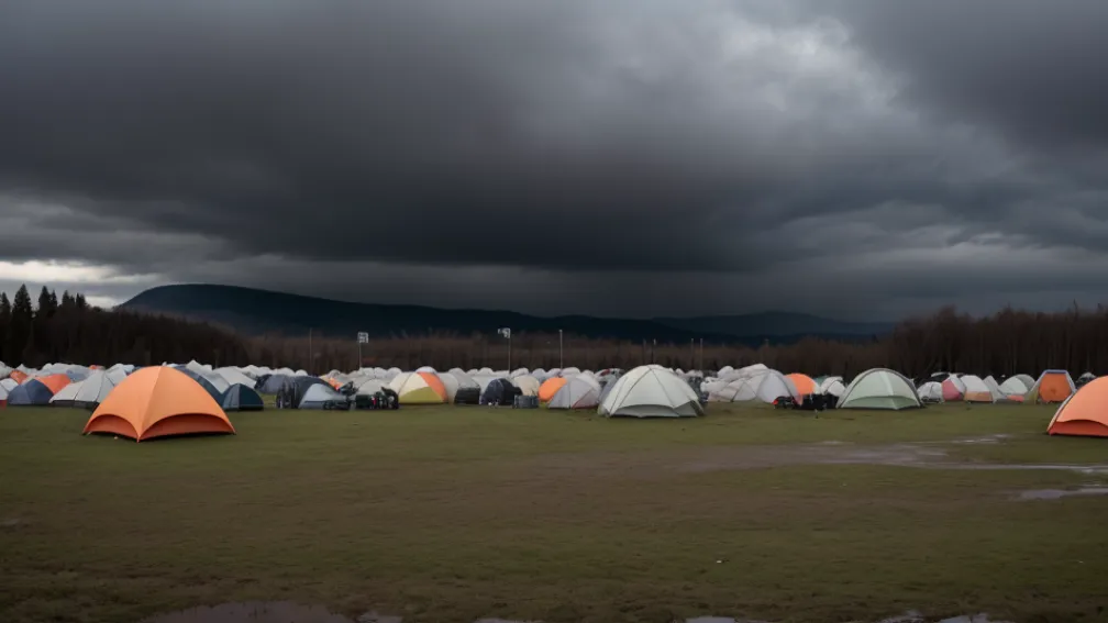 Холод, дощ та лише 8 градусів: Погода не сприяє легендарному фестивалю Rock am Ring у Німеччині