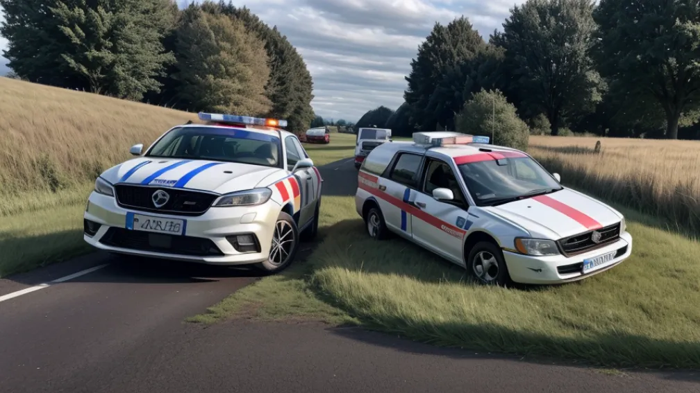 У Німеччині 20-річна водійка перевернулася на авто після маневру уникнення зіткнення