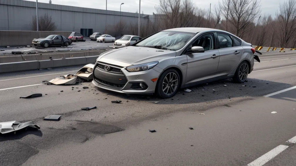 У Білефельді BMW врізався у бетонну стіну: водій серйозно травмований