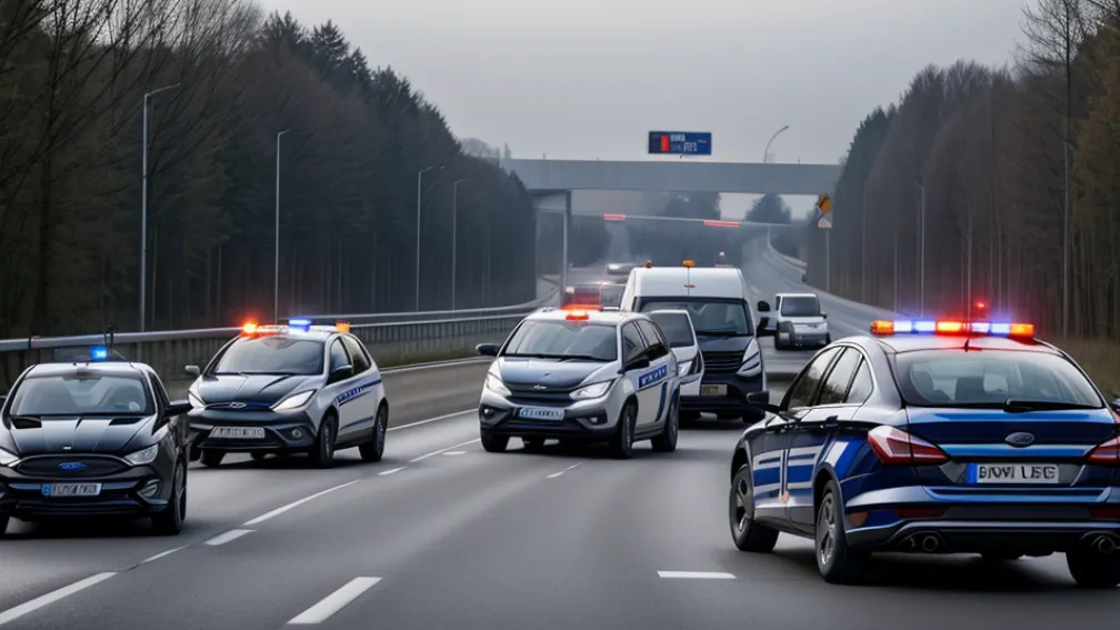 У Німеччині на трасі А4 зупинили авто з Польщі: у водія знайшли зброю та ножі