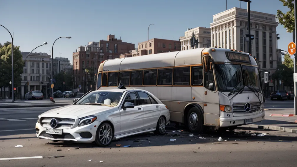 У Мюнхені Mercedes врізався в автобус з дітьми: є постраждалі