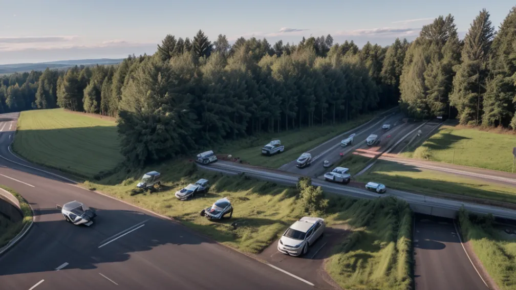 Серйозна ДТП у Пульхаймі: мотоцикліст врізався в Hyundai та важко постраждав