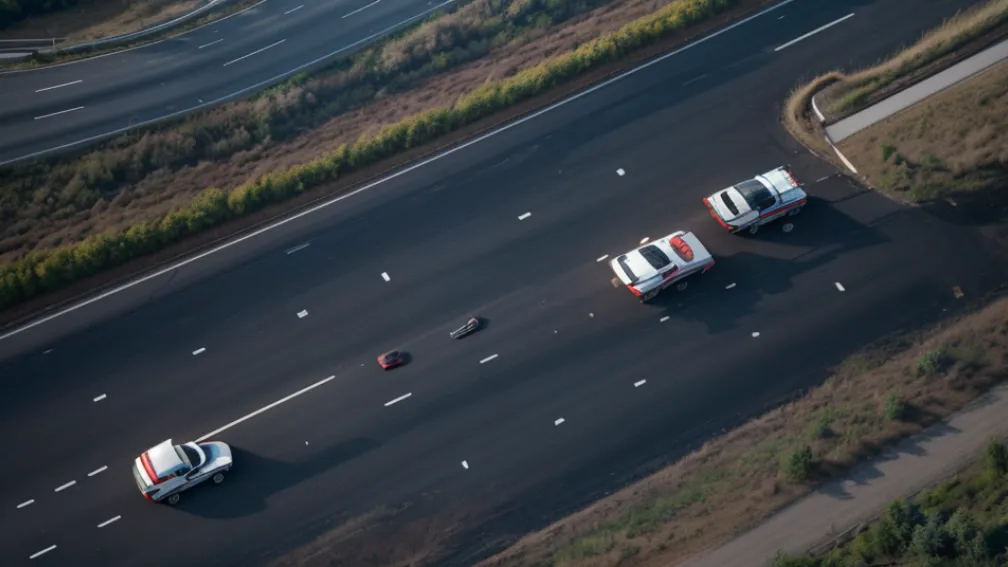 Серйозна ДТП на автобані A66 в Німеччині: Porsche врізався у відбійник, траса перекрита