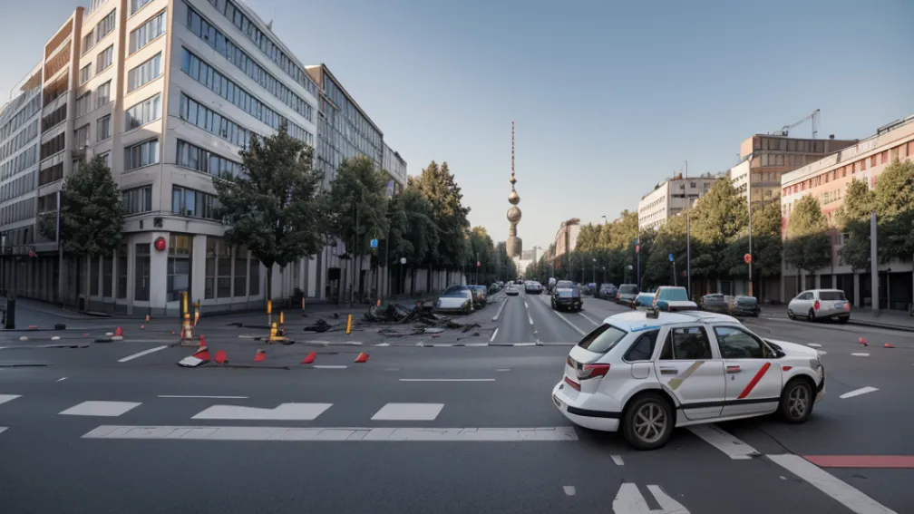 Аварія у Берліні: Мотоцикліст у небезпечному для життя стані після зіткнення зі швидкою