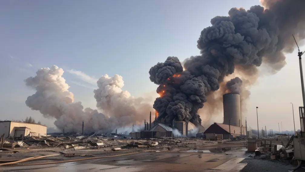 У Німеччині масштабна пожежа: поліція підозрює підпал на ґрунті антисемітизму через прапори Ізраїлю