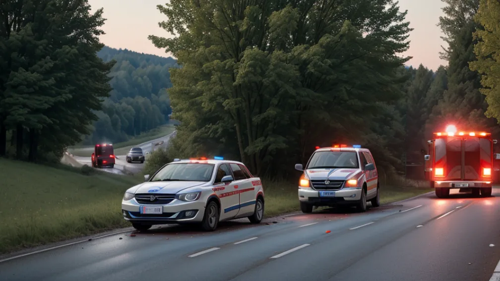 У Німеччині молодий водій втратив керування та спричинив ДТП на трасі K 12: є постраждала