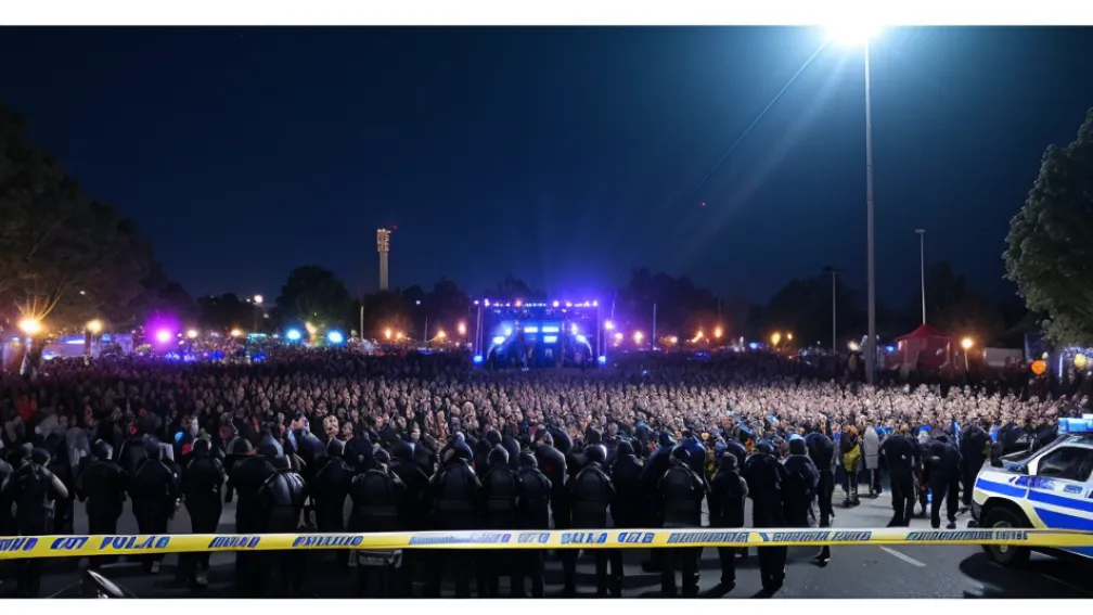 Масова бійка та напад на поліцейського на фестивалі у німецькому Гіфгорні