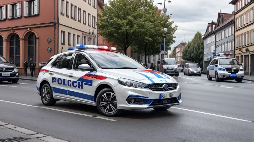 У німецькому Майнінгені чоловік кидався їжею в поліцейську машину та чинив опір