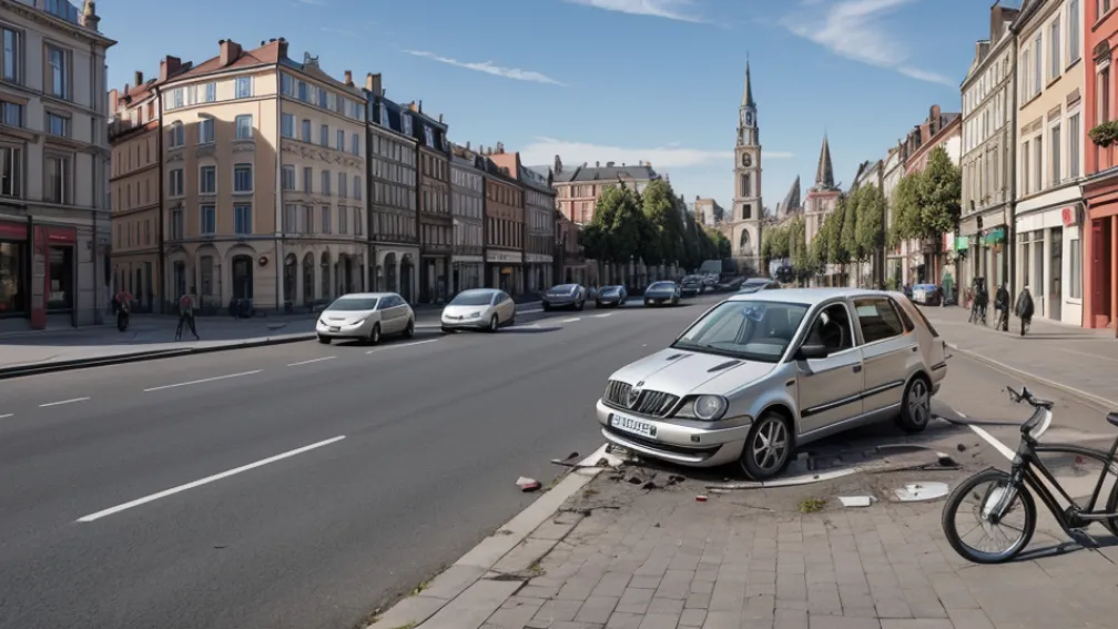 У німецькому Альтенбурзі водій Skoda не пропустив велосипедиста: 26-річний постраждалий у лікарні