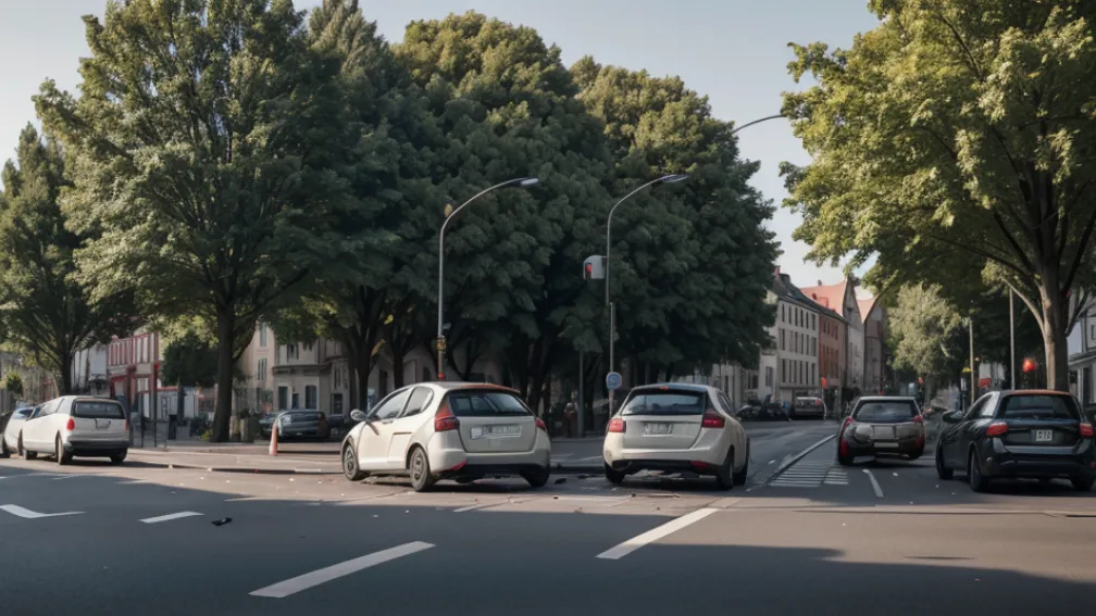 У Німеччині підліток на електросамокаті врізався в авто та втік з місця ДТП