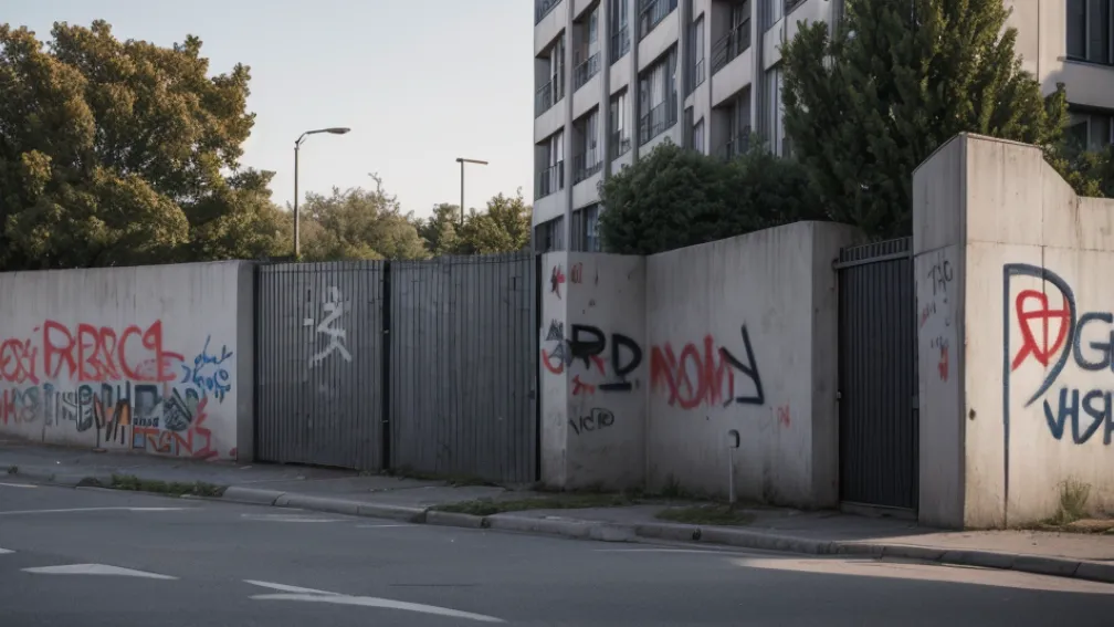 У Дармштадті затримали підлітка за політичне графіті