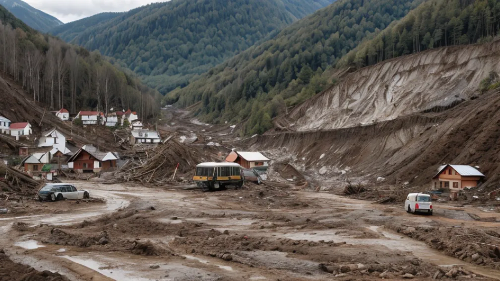 Зсув ґрунту відрізав від світу альпійське село в Австрії: зруйновано будинки та музей