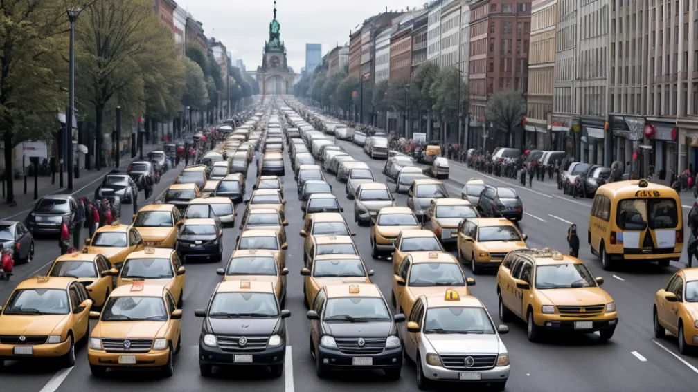 Таксисти Німеччини вийшли на страйк: вимагають підняти тарифи для Uber та Bolt