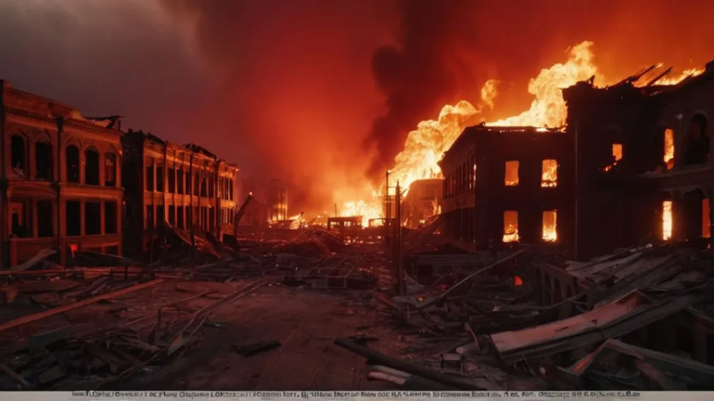 Масштабна пожежа в Японії: Вогонь знищив цілий район міста Оіта, сотні будівель зруйновано