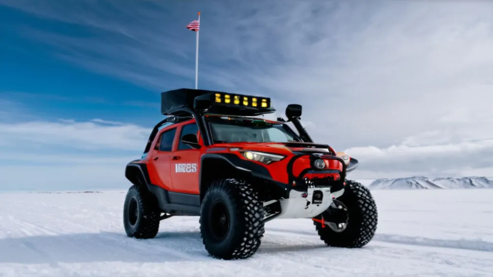 Високі технології в Арктиці: електромобіль зі ШІ рятує білих ведмедів при -30 градусах