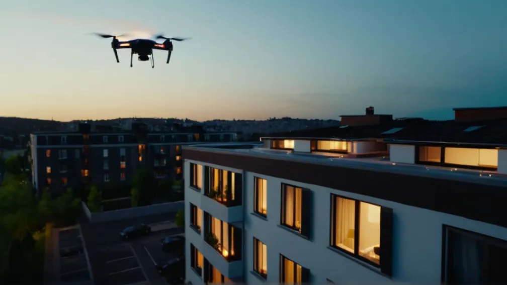 Дрон за вікном: від переляку до сміху – вірусна історія мешканки